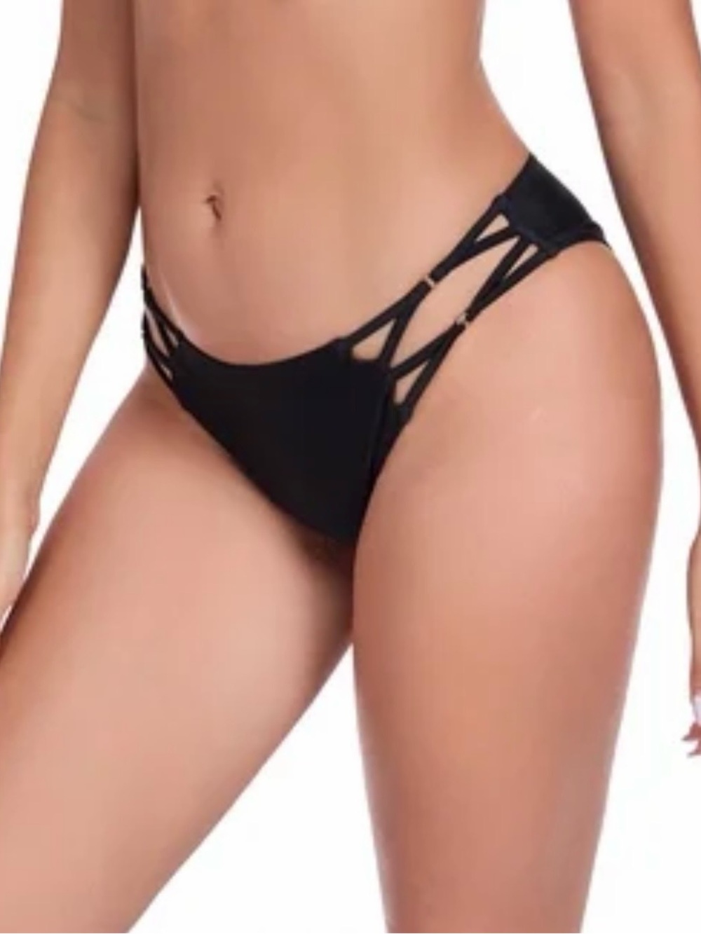 🌼RELLECIGA RED Strappy Side Bikini Bottoms